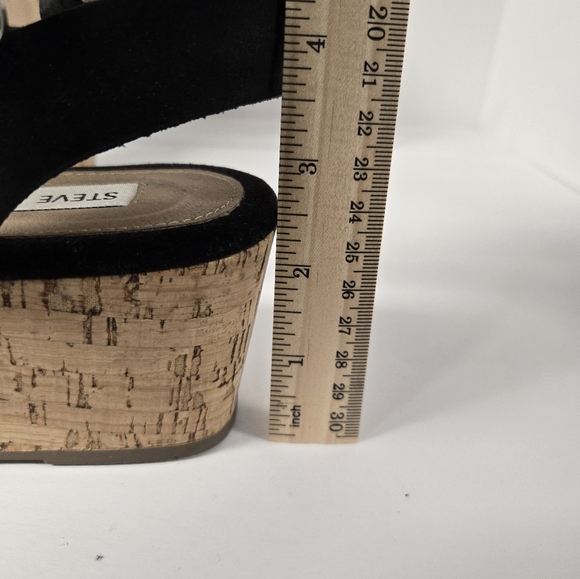 Steve Madden Black Sandals with Ankle Strap - Picture 3 of 4